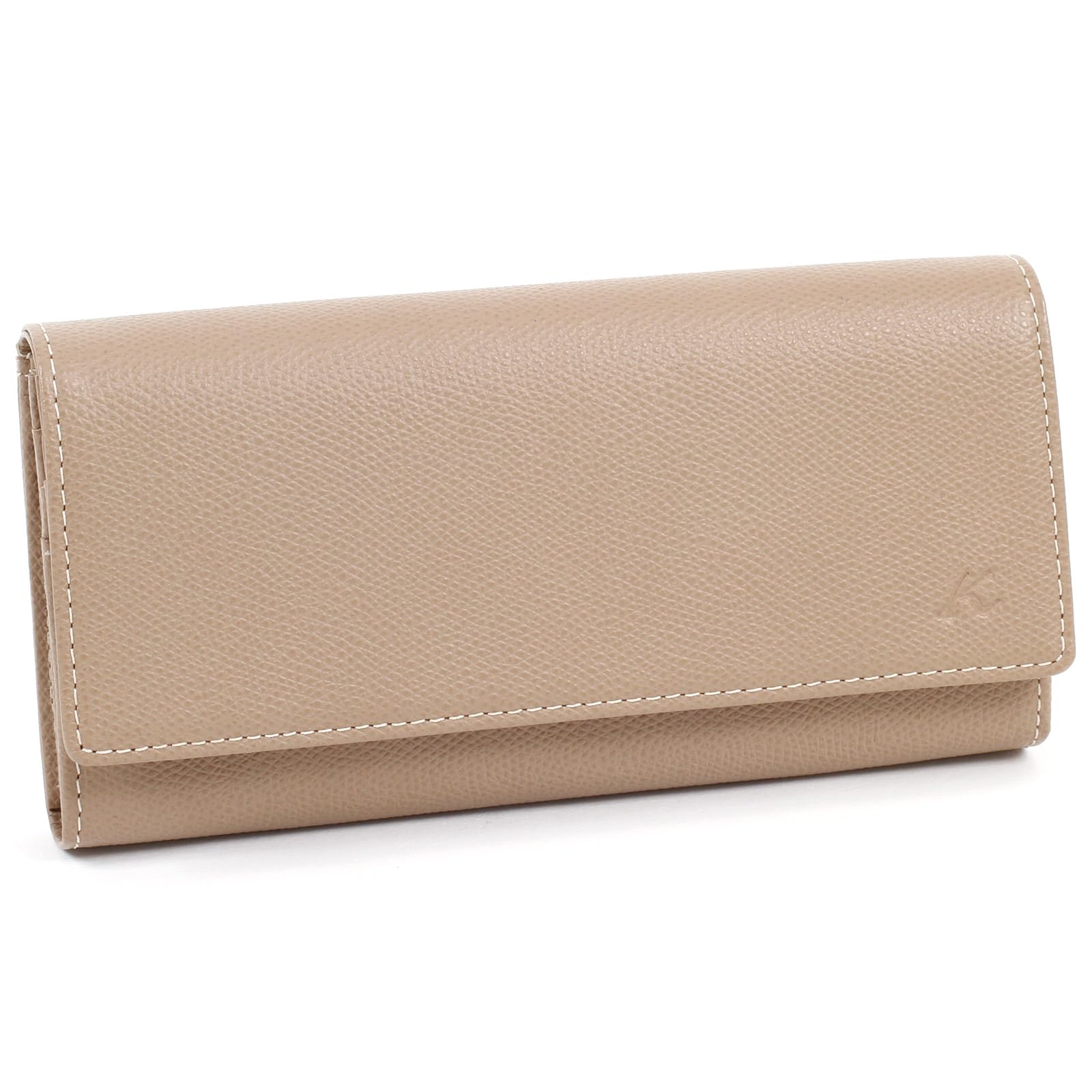 

Long Wallet Material that makes scratches less noticeable PH0331 Sand Stitch 52915 [Kitamura] Beige/Ivory