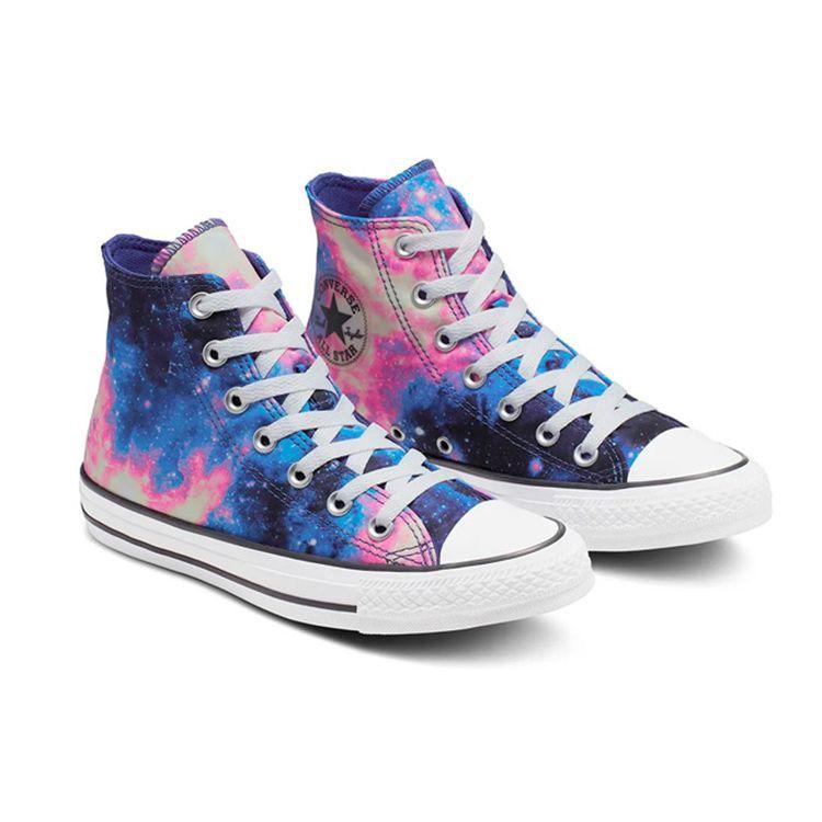 Converse 1970s Miss Galaxy High Slip Resistant Lightweight High Top Sneakers Women sneakers Blue Purple 565208C
