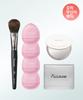 Vitality Creation 108 Blusher + Micro Cheek Puff 4P Set (+ Dual Mirror Round)