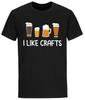 Beer T Shirt Mens Womens Tees Top I like Crafts Funny Tshirt Beer Lover Gift T Shirt Mens Womens Tees Tops Craft Beer Tee