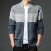 Autumn Thickened Long Sleeve Stand Collar Knitted Cardigan