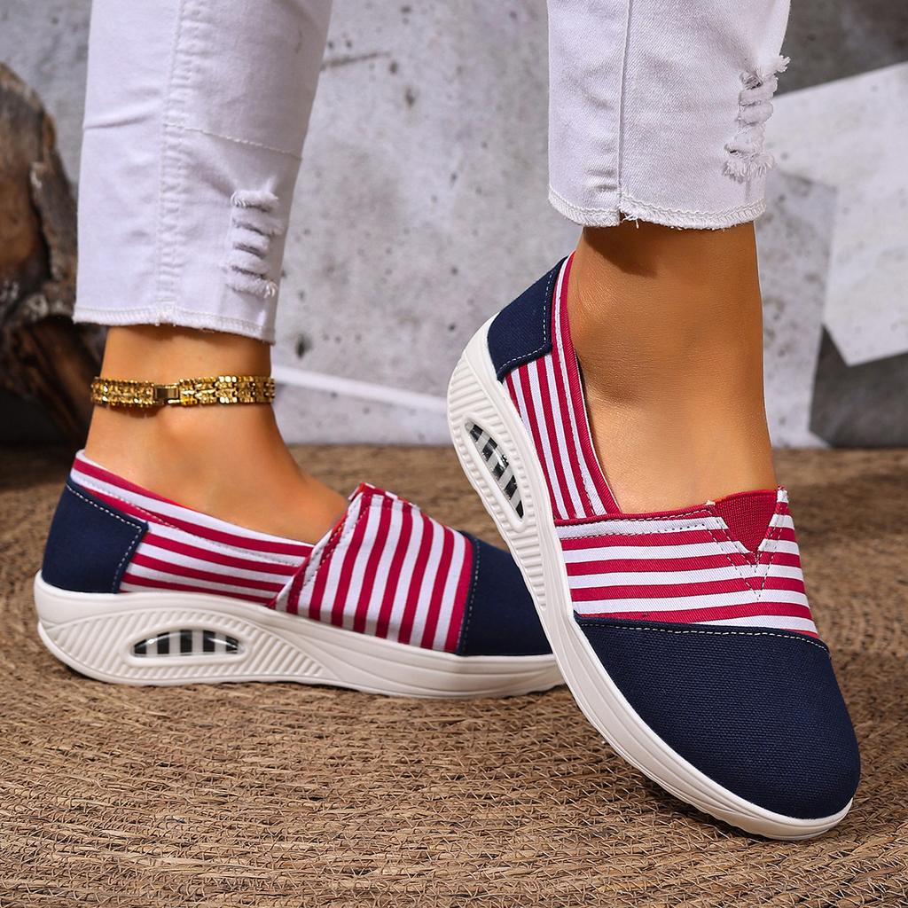 2025 Spring and Autumn New Large Size Shoes Women's Wedge Heel Light Single Shoes One Pedal Women's Shoes Foreign Trade Women's Shoes