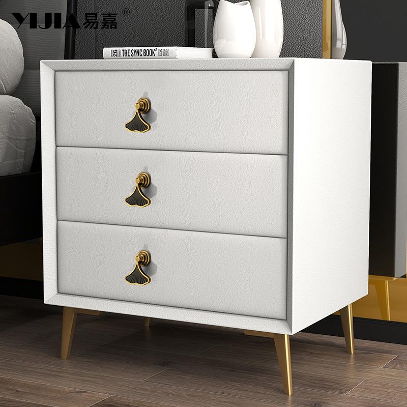 Single-Hole Leaf-shaped Brass Pulls Cupboard Wardrobe TV Cabinet Entryway Cabinet Nightstand Handle Furniture Hardware
