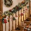 10Pcs Santa Claus Christmas Hanging Ornaments DIY Wall Party Holiday Decorations  New Year
