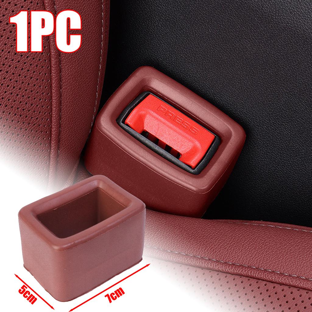 1/2pcs Car Seat Belt Buckle ProtectorSlot Bracket HolderAnti-scratch Seat Belt Button Protector Car Interior Accessories