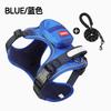 Adjustable Reflective Dog Harness With Leash Medium To Large Breeds Non-Stretch Oxford Fabric Chest Vest
