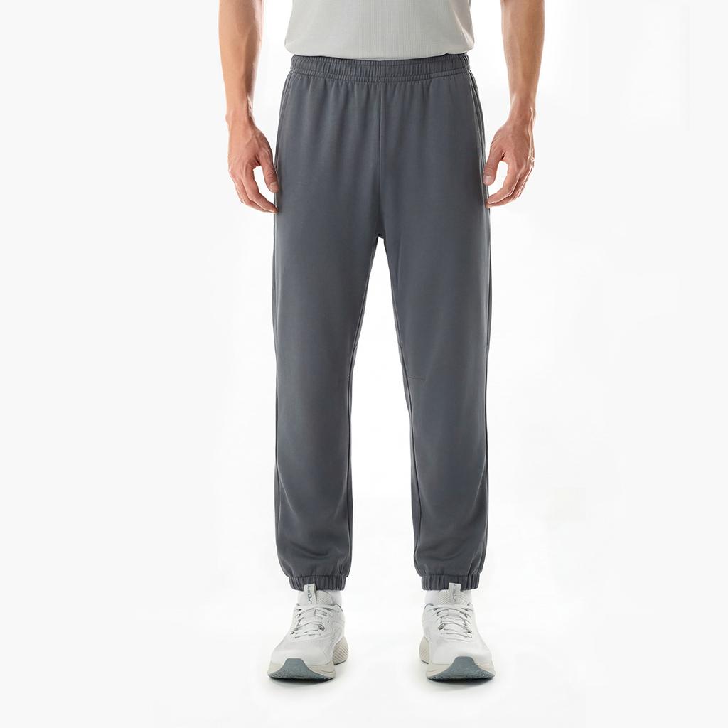 Li-Ning Versatile Solid Color Simple Soft Sports Long Pants Men bottoms AKLW319-3