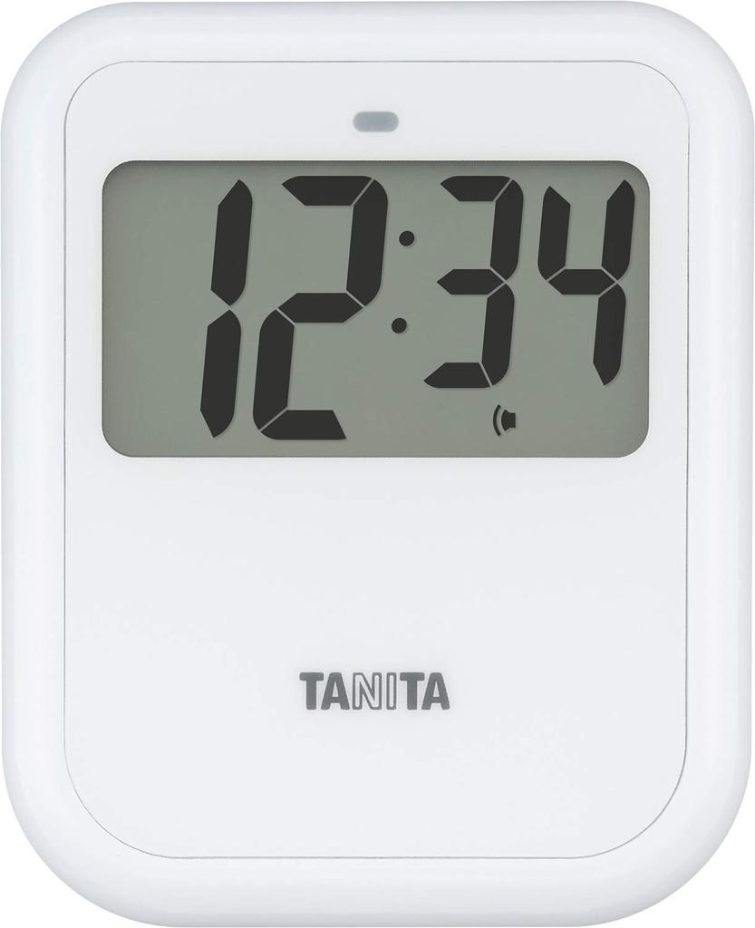 Tanita Large 100 Hand TD421WH Non-Contact Timer, Screen, Seconds, Hygienic, Wash, White,