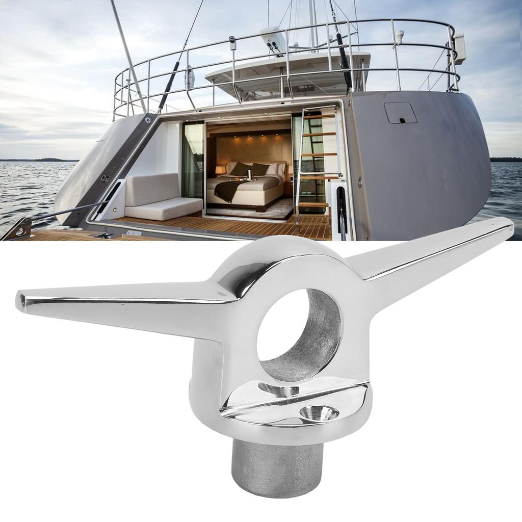 Boat Lifting Ring with Cleat Insert 316 Stainless Steel 152mm 6.0in Long for Yachts Ships