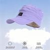 Women's Packable Open-Top Sun Hat Cap, Breathable Nylon Ponytail Style with Front Bill for Hiking and Holiday Travel