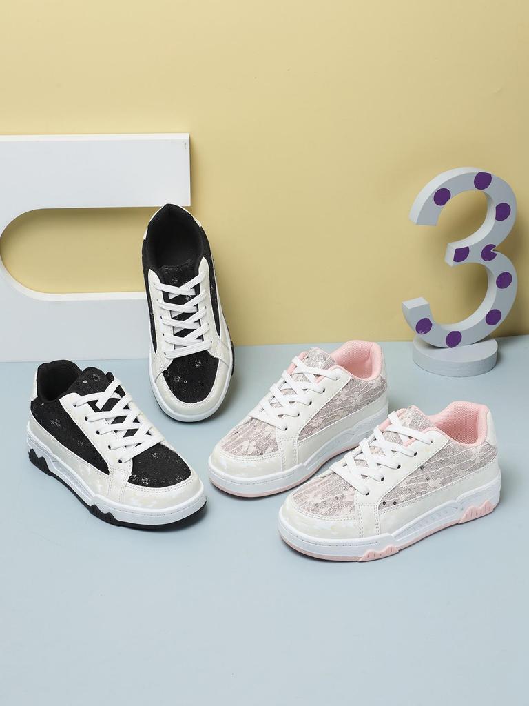 Trendy Girls' Canvas Shoes: Breathable, Versatile Flat Sneakers for Spring & Autumn