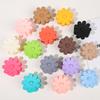 2023 New Chrysanthemum Matt Flower Plastic Hair Claw Clips Large Size for Women & Girls Thick Hair