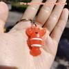 5Pcs Funny Color-Changing Baked Crab Car Pendant Car Decoration Accessories Creative Swing Goose Lobster Keychain Bag Pendant