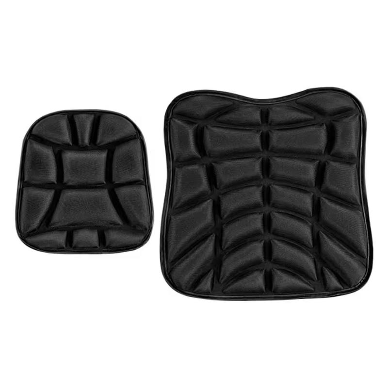 2 szt./zestaw Motocykl Dopasowany do Poduszki Siedzenia 3D Komfortowa Poduszka Żelowa Dopasowana do Siedzenia Oddychająca Uniwersalna Amortyzująca Dopasowana do Pokrowca Siedzenia