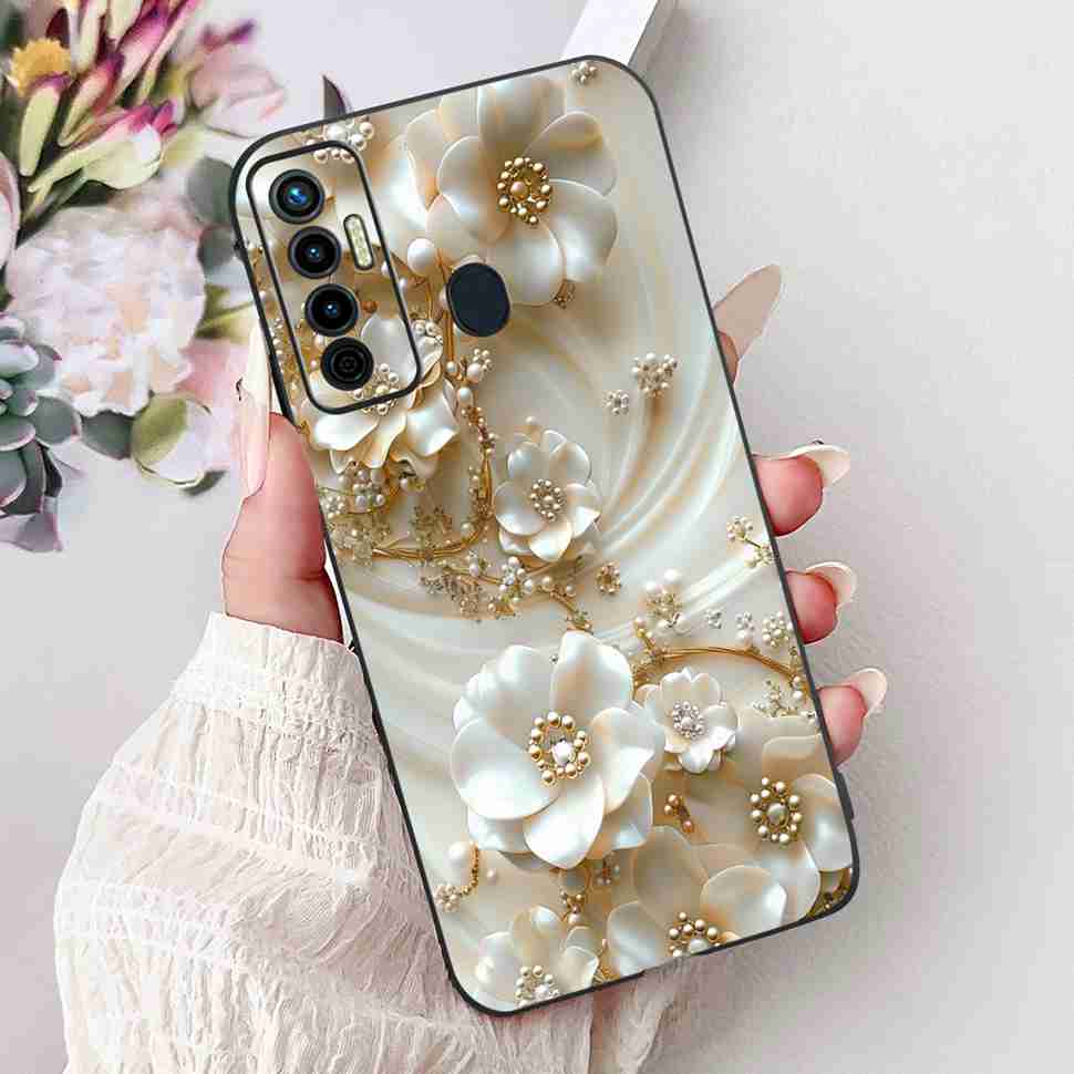 Cute Cat Cover For Tecno Camon 17 Case CG6 CG6j Silicone Soft Protection Shell For Tecno Camon 17 Camon17 Back Cover Casing 6.6"