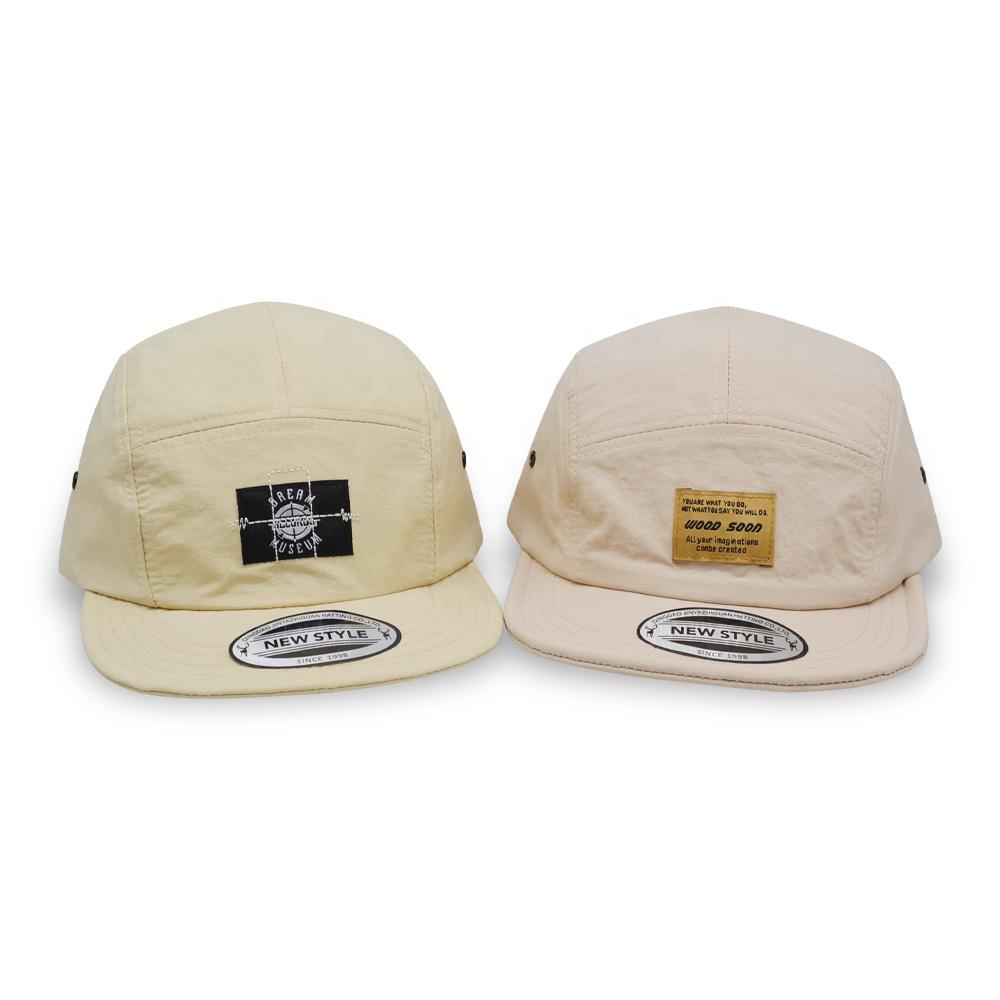 Unisex Waterproof Lightweight Quick Dry Five Panel Mesh Caps Breathable Baseball Cap Camp Cap бежевый