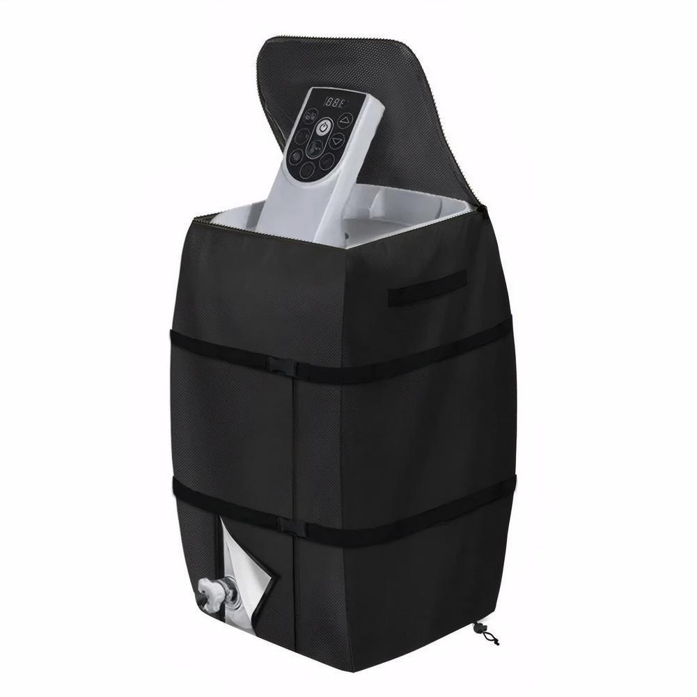 Inflatable Hot Tub Heater Pump Cover & Zipper Inflatable Hot Tub Spa Oxford Protection Pump Cover for Multiple Spa Heater Pumps