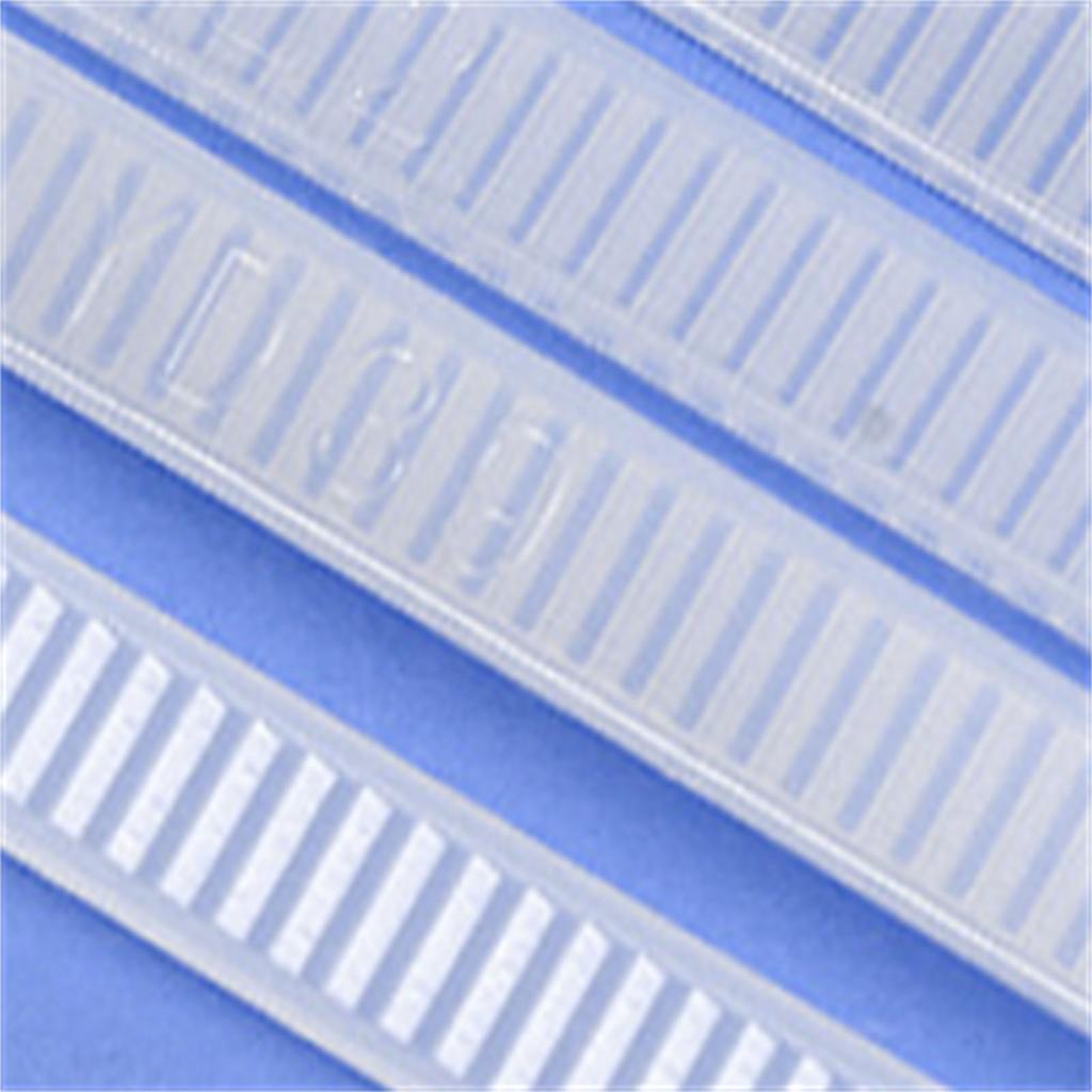 1000Pcs White Nylon Cable Zip Ties Set Thickened Safe Non Slip Practical Heat Resistant Wire Ties Kit Width 1.8mm