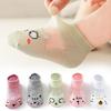 5 Pairs Kids Socks Spring Summer Cotton Girls Socks Cute Flowers Strawberry Pattern Children Baby Sock Mesh Thin Summer Socks