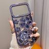 Galvanisiert Klar Bling Glitzer Farbverlauf Blumen Hülle für IPhone 17 Air 16 15 11 12 13 14 Pro Max Weiches Silikon Stoßfeste Abdeckung