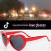 Heart-Shaped Light-Change Sunglasses - The Perfect Romantic Confession and Valentine's Date Accessory.