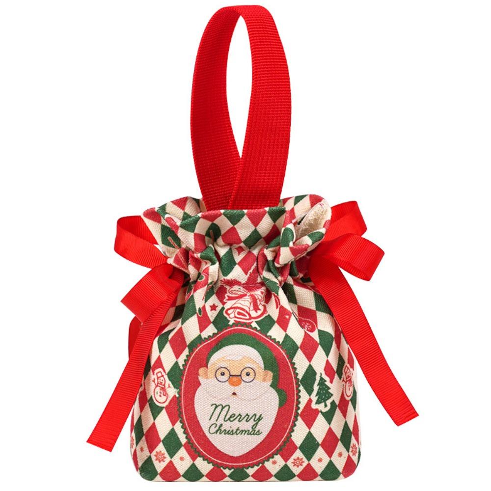 Sac de bomboane de nuntă de mare capacitate, cutie de bomboane cu desene animate, portabil, sac de cadouri de Crăciun, petrecere de nuntă