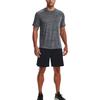 Under Armour T Shirts Men's Black Crew Neck Moderate Straight Fit 1377843-001