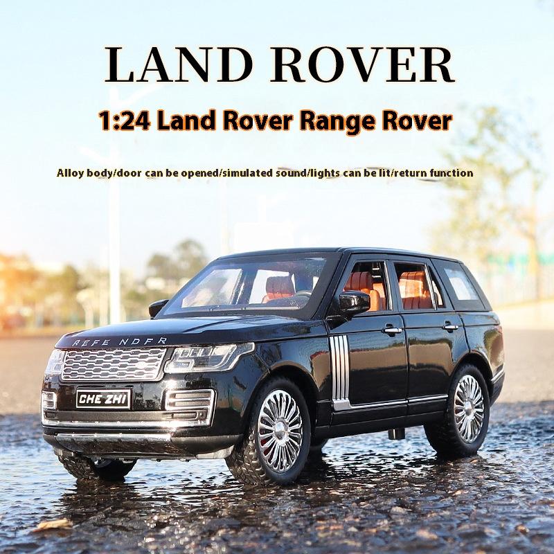 1/24 Scale Land Rover Range Rover Alloy Diecast Car Model Off Road SUV Vehicle Car Exhibition Ornaments Collection Children Toy Gift