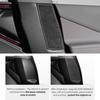 Betterhumz For BMW X3 G45 G48 2025- Made of Alcantara Center B Pillar Panel Trim Stickers Decor Car Interior Tuning Accessories