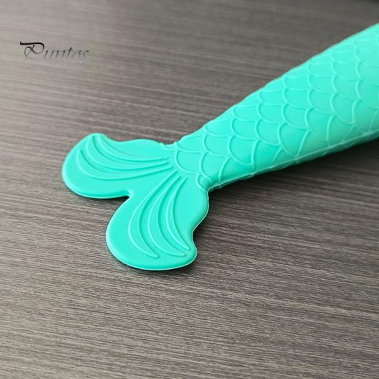 Easy Release Dessert Mold Mermaid Tail Silicone Ice Mold, Non-stick to Demold Tray, Summer Party Drink Decor Decorative Cube Tray for Parties And DIY