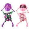with Music Dancing and Swinging 3D Skull Toy with Lights Wind Up Skeletons New Dancing Skeleton