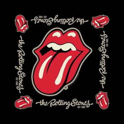 The Rolling Stones Unisex Adult Established 1962 Bandana