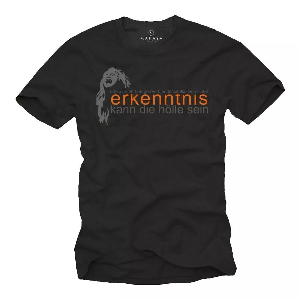 FUNNY MENS HUMOUR T shirt WITH GERMAN SLOGAN - SHORT SLEEVE SCREAM TEE XL