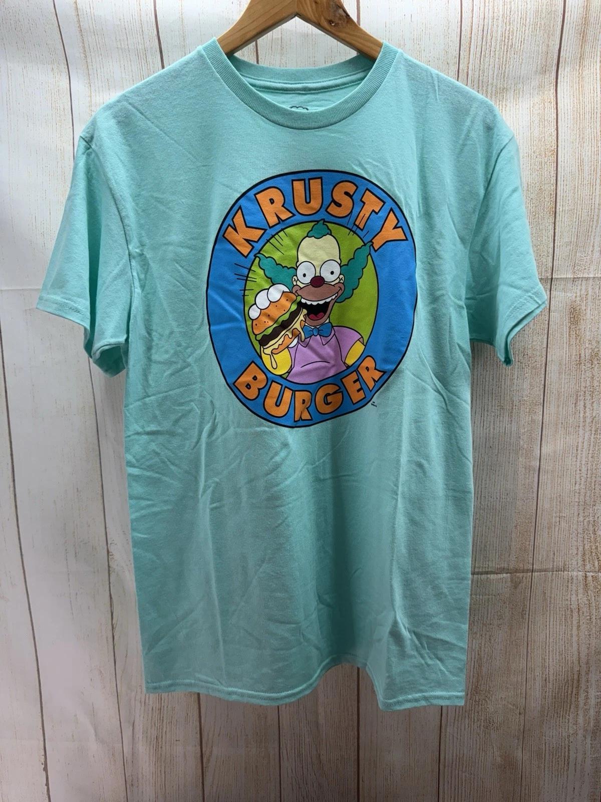 The Simpsons Krusty Burger T Shirt Size Medium 110