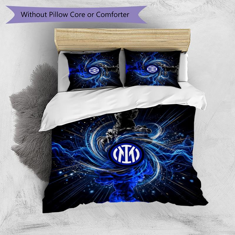 Set Biancheria da Letto 3 Pezzi con Stampa Pattern Borussia Dortmund Morbido Delicato sulla Pelle Lavabile Copripiumino e Federe Set Stagione Unica Camera da Letto