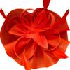 Actuación artística Tocado de malla nupcial Flor de plumas para el pelo Accesorio para el cabello Sombrero de copa de hilo Eugen Diadema Pasador modelado