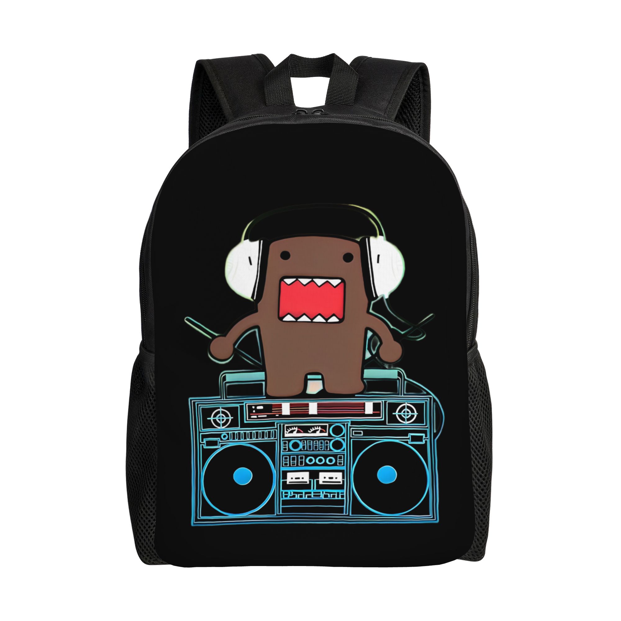 Meme Domo Kun Tiener Rugzak Duurzaam Leerling Wandeltocht Anime Poppetje Dagelijkse Tas voor Mannen Vrouwen Laptop Stof Tassen