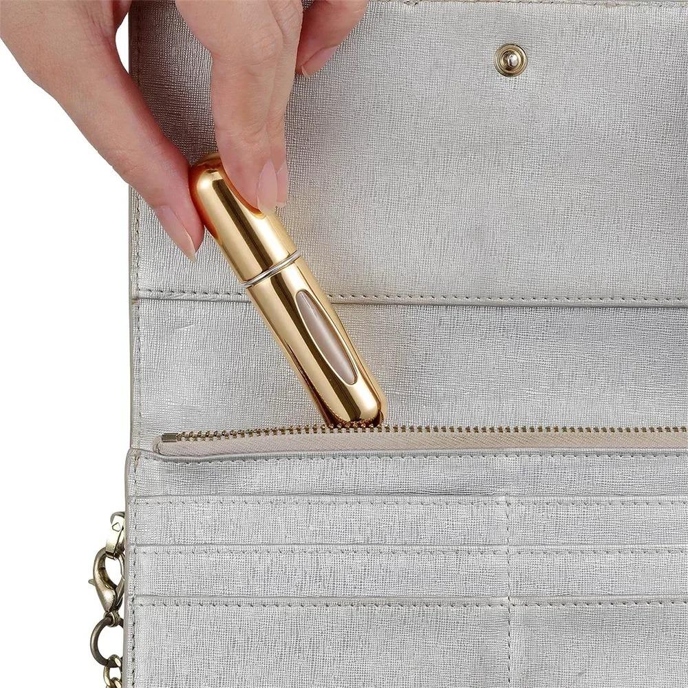 1pc Perfume Atomizer Portable Liquid Cosmetics Containers Traveling Mini Alcochol Perfume Refillable Bottles Empty Spray Bottle