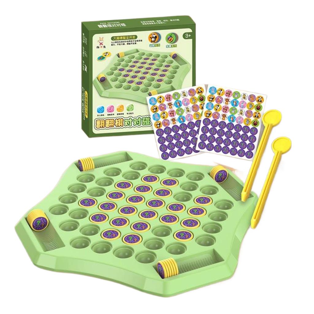 Scacchi a ribalta per la memoria Apprendimento attraverso scacchi a ribalta con animali e frutta Gioco di memoria per appuntamenti di gioco prescolari Migliorare le capacità cognitive giocando con animali