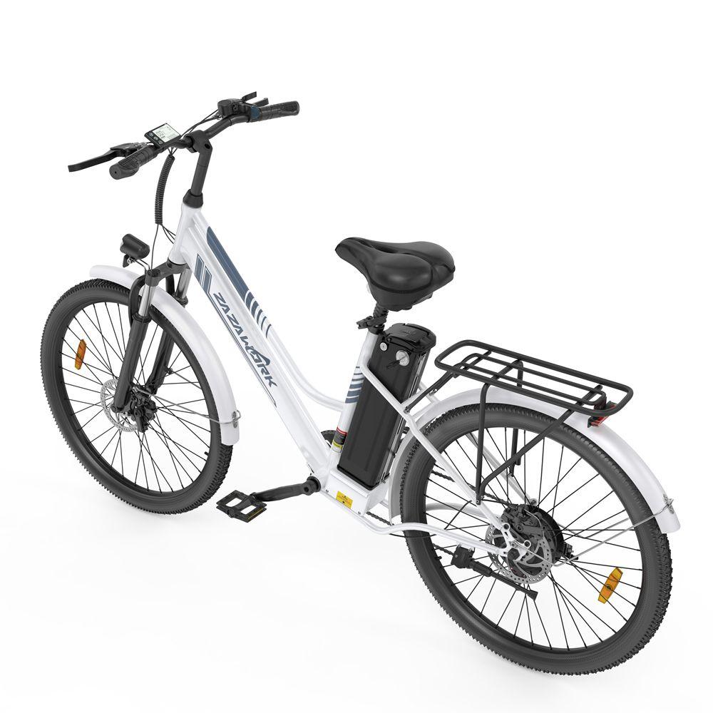 Elektrische Fiets Zazawork C26 Pro 250W Motor 26" Wiel Stads Elektrische Fiets 36V 20Ah Stedelijke Forens Elektrische Fiets 7 Versnellingen Dubbele Schijfremmen