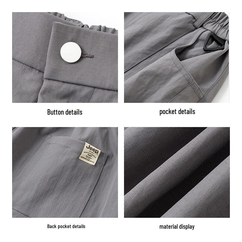 JEEP Men's American Style Straight Fit Cargo Pants