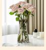 Elegant Small Glass Vase for Fresh Flowers - Perfect for Living Room or Dining Table Decor