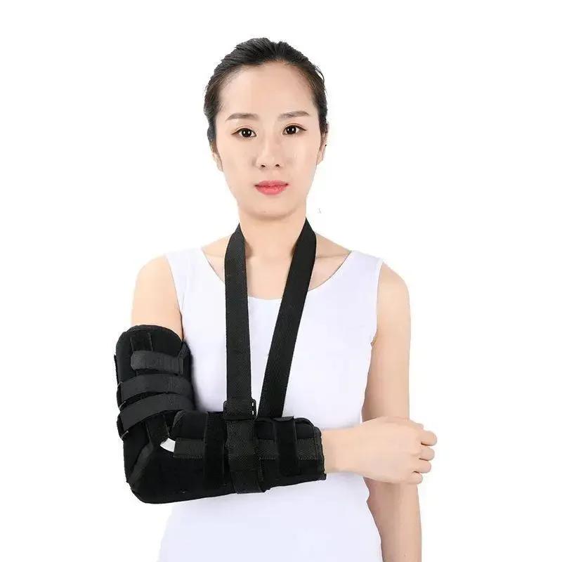 

S M L Elbow Joint Fixation Brace Arm Fracture Fixation Splint Forearm Fracture Bracket Sprain Protector Sling Wrist Protect belt S 100-145cm height
