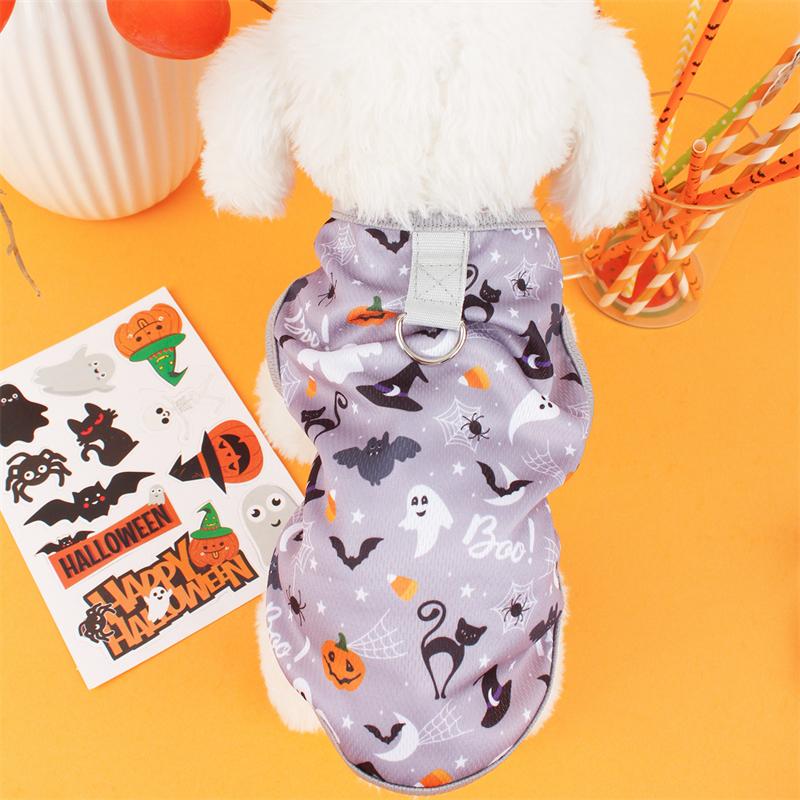 Evcil Köpek Giysileri Köpekler İçin Evcil Hayvan Kostümü Giysileri Küçük Köpekler İçin Kedi Yelek Tişörtleri Chihuahua Yavru Köpek Giysileri Kedi Cadılar Bayramı İçin