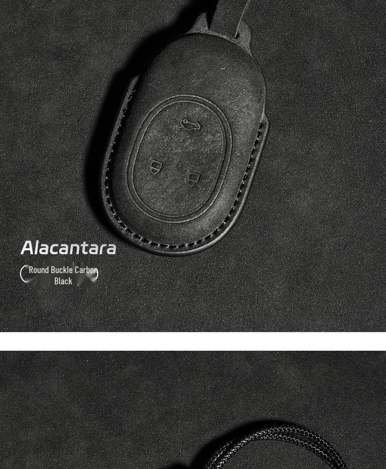 Nio Schlüsselhülle: Kompatibel mit ET5, ET7, ES6, ES7, ES8, EC6 - Nubuk Auto Schlüsselhülle mit Schnalle