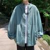 2026 Japanese Retro Striped Thin Breathable Hooded Sun Protection Jacket for Men and Women