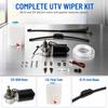 With Washer Pump Universal Power Wiper Kit Windshield Wiper Assembly Kit  For UTV ATV