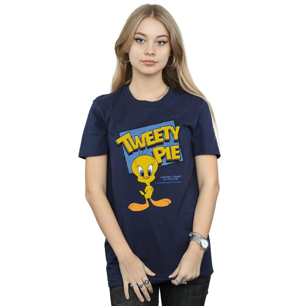 Looney Tunes Womens/Ladies Tweety Cotton Boyfriend T-Shirt
