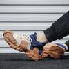 Herr Casual Sneakers 2025Ny Trend Patchwork Andningsbara Löparskor Plattform Bekväma Promenad Joggingskor Snörskor Träningsskor