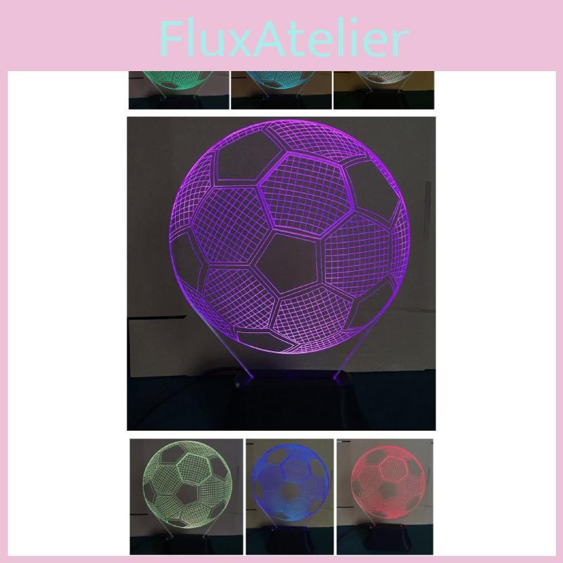 Tod 3D LED Beleuchtetes Nachtlicht Lampe 7 Farben Dekoration Zuhause